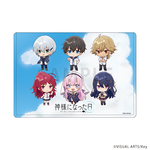 キャラクリアケース「神様になった日」01/整列デザイン(ミニキャライラスト)