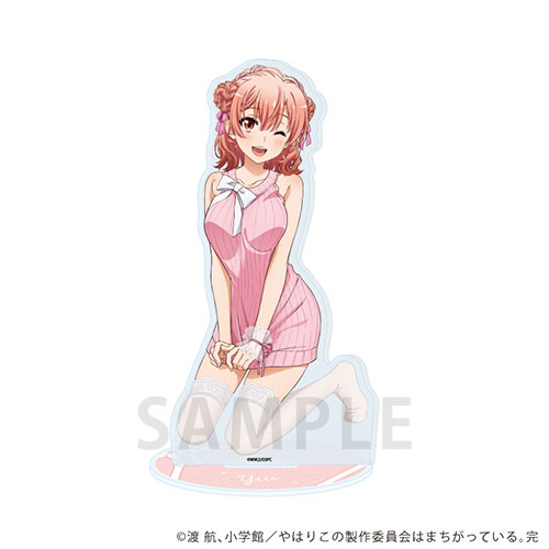 アクリルスタンド「やはり俺の青春ラブコメはまちがっている。完」02/ニットver. 由比ヶ浜結衣(描き下ろしイラスト)
