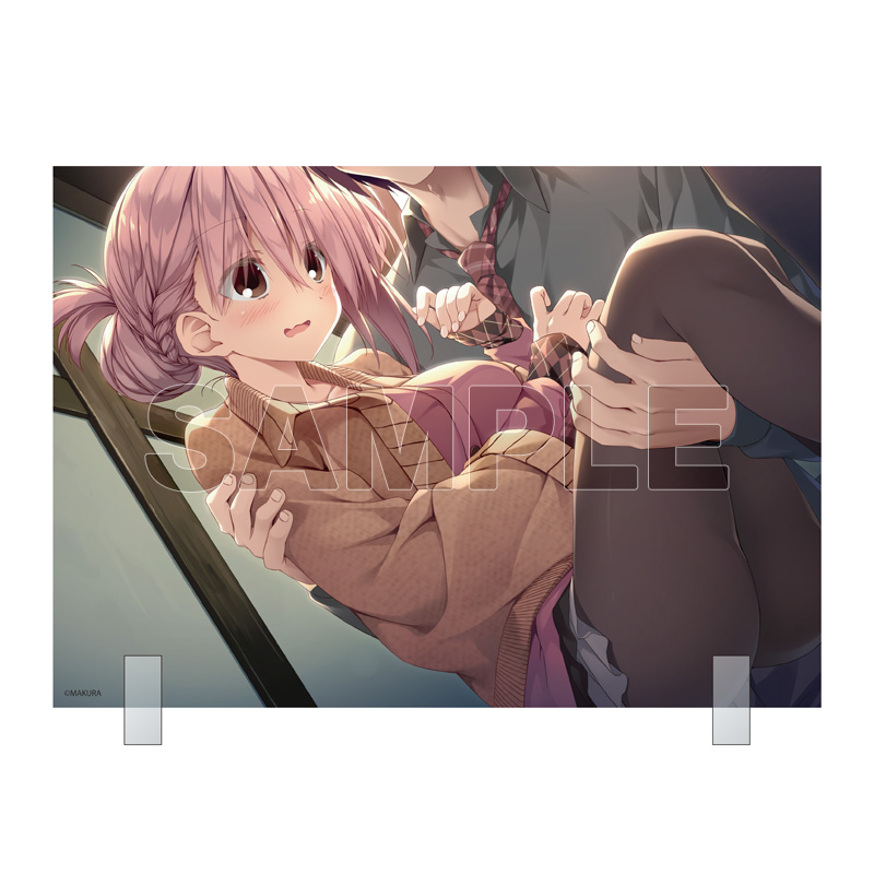 「サクラノ刻」 A５アクリルアート 真琴