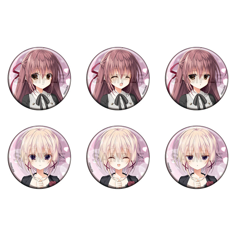 「サクラノ刻」 トレーディング缶バッジ 稟＆雫