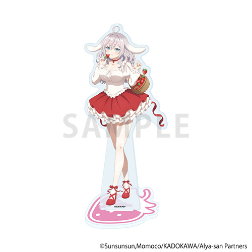 アクリルスタンド「時々ボソッとロシア語でデレる隣のアーリャさん」05/アーリャ フルーツ×アニマルver.(描き下ろしイラスト)