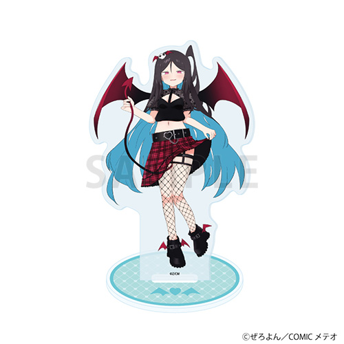 アクリルスタンド「ざーこざこざこざこ先生」01/湯津上千華 悪魔ver.A(描き下ろしイラスト)
