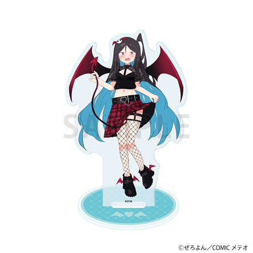 アクリルスタンド「ざーこざこざこざこ先生」05/湯津上千華 悪魔ver.B(描き下ろしイラスト)
