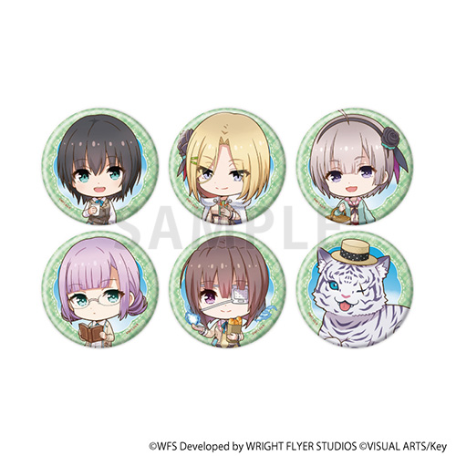 缶バッジ「ヘブンバーンズレッド」19/ピクニックver. 第31B部隊 ブラインド(全6種)(ミニキャライラスト)