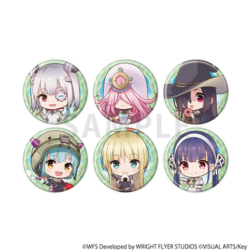 缶バッジ「ヘブンバーンズレッド」20/ピクニックver. 第31C部隊 ブラインド(全6種)(ミニキャライラスト)