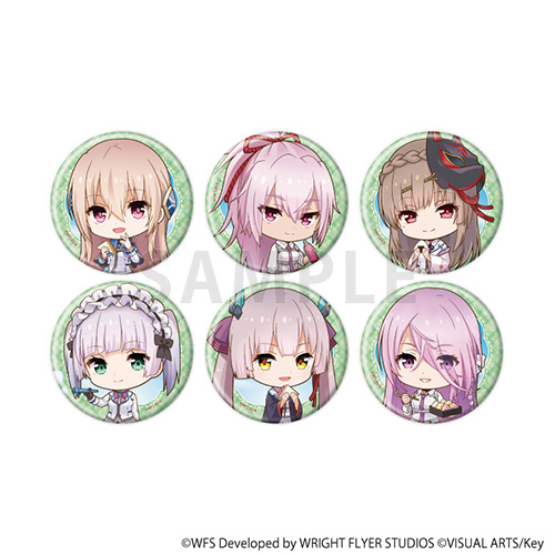 缶バッジ「ヘブンバーンズレッド」21/ピクニックver. 第30G部隊 ブラインド(全6種)(ミニキャライラスト)