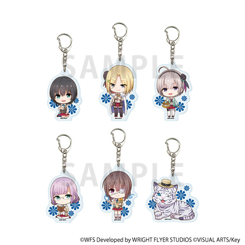 アクリルキーホルダー「ヘブンバーンズレッド」11/ピクニックver. 第31B部隊 ブラインド(全6種)(ミニキャライラスト)