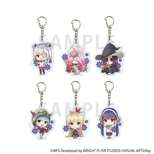 アクリルキーホルダー「ヘブンバーンズレッド」12/ピクニックver. 第31C部隊 ブラインド(全6種)(ミニキャライラスト)
