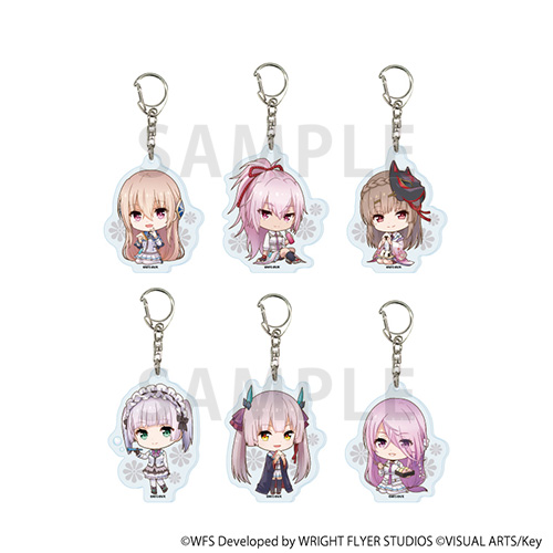 アクリルキーホルダー「ヘブンバーンズレッド」13/ピクニックver. 第30G部隊 ブラインド(全6種)(ミニキャライラスト)