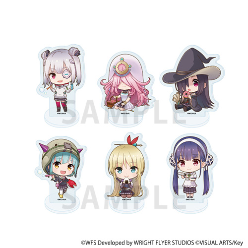 アクリルぷちスタンド「ヘブンバーンズレッド」21/ピクニックver. 第31C部隊 ブラインド(全6種)(ミニキャライラスト)