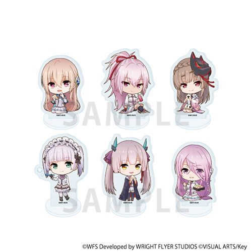 アクリルぷちスタンド「ヘブンバーンズレッド」22/ピクニックver. 第30G部隊 ブラインド(全6種)(ミニキャライラスト)