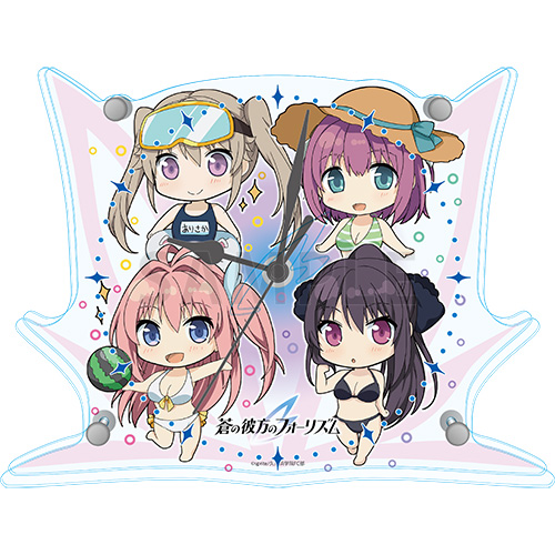 蒼の彼方のフォーリズム　アクリル時計 