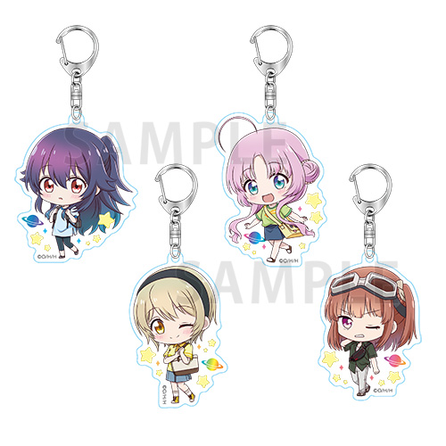 星屑テレパス　アクリルキーホルダー 私服　4種セット