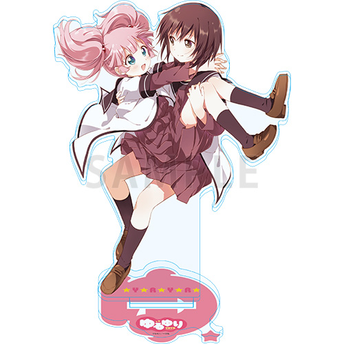 ゆるゆり　アクリルスタンド　結衣＆ちなつ 