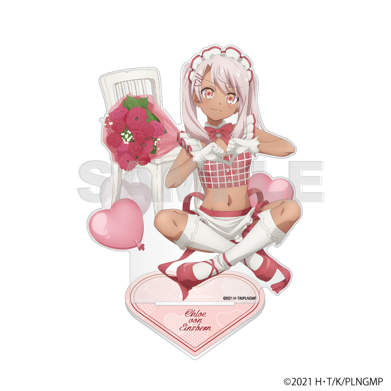 バースデーアクリルスタンドL【ウエイトレス・クロエ】