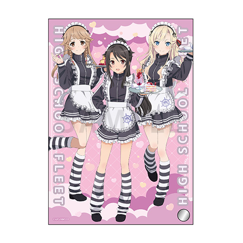 ミニアクリルアート　ましろ&幸子&ヴィルヘルミーナ　晴風カフェ ver.