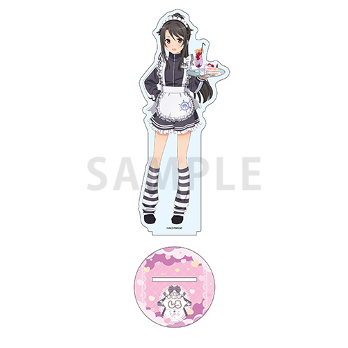 ホログラムデカアクリルスタンド　宗谷ましろ　晴風カフェ ver.