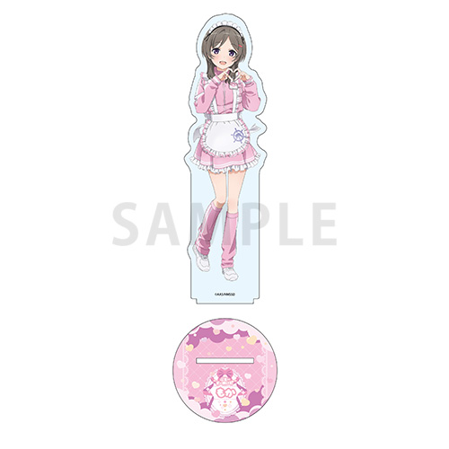 ホログラムデカアクリルスタンド　知名もえか　晴風カフェ ver.