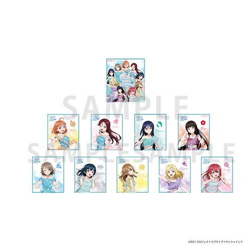 ラブライブ！サンシャイン!!Aqours Seaside Wing Dressミニ色紙（全10種）