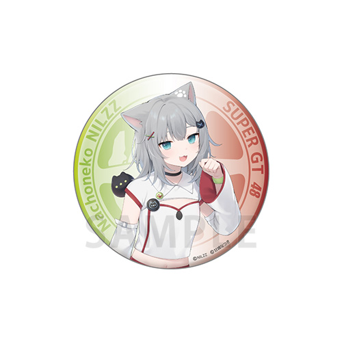 NILZZ Racing 缶バッジ1 Nachoneko