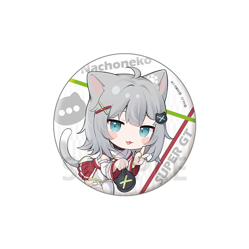 NILZZ Racing 缶バッジ2 Nachoneko