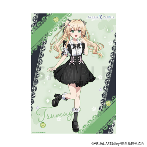 A3クリアポスター「TVアニメ『Summer Pockets』」04/ダークガーリーver. 紬 ヴェンダース(描き下ろしイラスト)