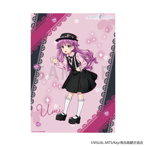 A3クリアポスター「TVアニメ『Summer Pockets』」05/ダークガーリーver. 加藤うみ(描き下ろしイラスト)