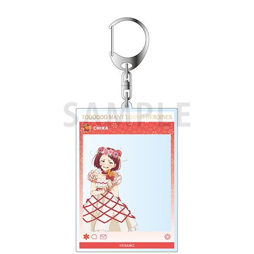 SNS風アクリルキーホルダー　小鞠知花　1st anniversary ver.