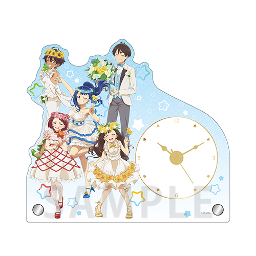 1周年記念アクリルクロック