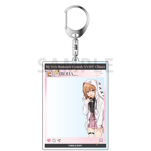 SNS風アクリルキーホルダー　一色いろは　サブカルファッション ver.