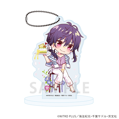 アクリルスタンドキーホルダー「がっこうぐらし！」08/恵飛須沢胡桃A(描き下ろしイラスト)