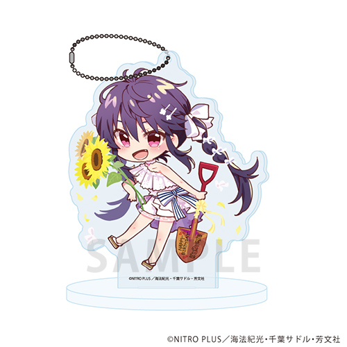 アクリルスタンドキーホルダー「がっこうぐらし！」09/恵飛須沢胡桃B(描き下ろしイラスト)