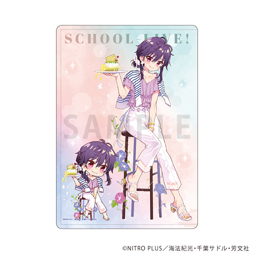 キャラクリアケース「がっこうぐらし！」03/恵飛須沢胡桃A(描き下ろしイラスト)