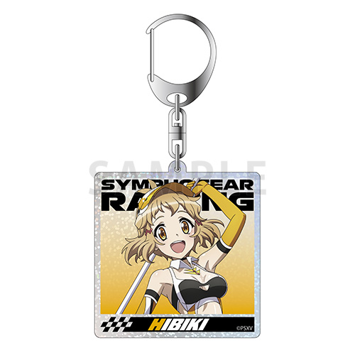 ホログラムアクリルキーホルダー　立花 響　SYMPHOGEAR RACING ver.