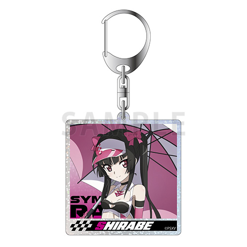 ホログラムアクリルキーホルダー　月読 調　SYMPHOGEAR RACING ver.