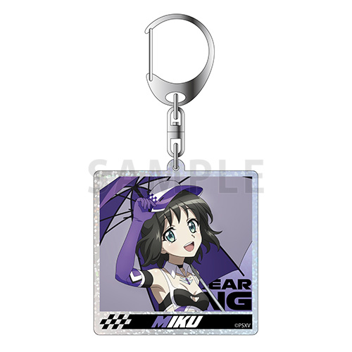 ホログラムアクリルキーホルダー　小日向 未来　SYMPHOGEAR RACING ver.