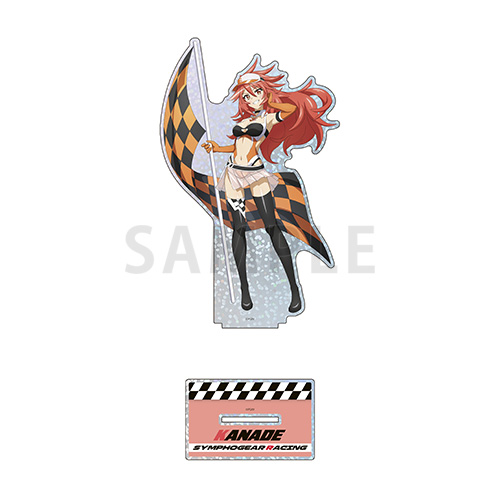 ホログラムデカアクリルスタンド　天羽 奏　SYMPHOGEAR RACING ver.
