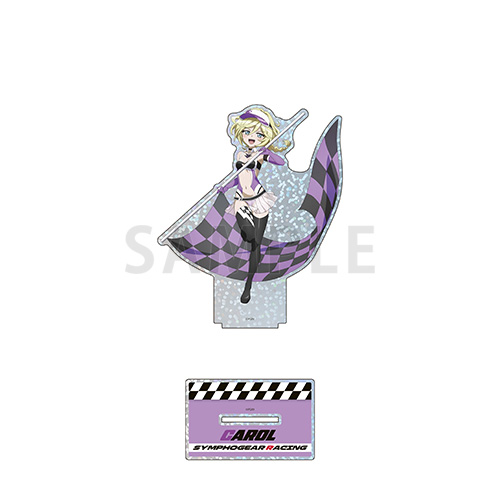 ホログラムデカアクリルスタンド　キャロル・マールス・ディーンハイム　SYMPHOGEAR RACING ver.