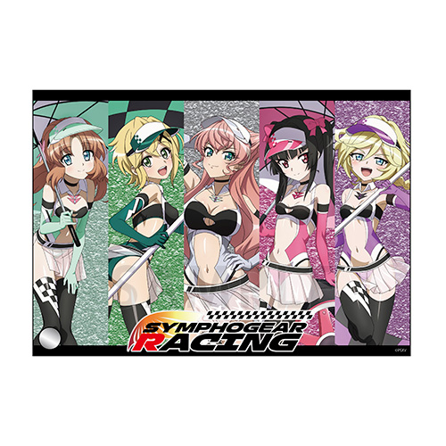 ミニアクリルアート　マリア&調&切歌&セレナ&キャロル　SYMPHOGEAR RACING ver.