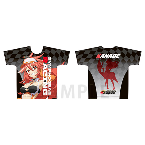 フルグラフィックＴシャツ　天羽 奏　SYMPHOGEAR RACING ver.
