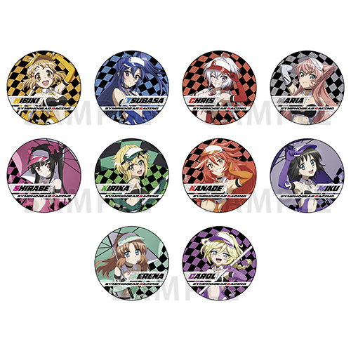 ホログラムカンバッジ(ブラインド)　SYMPHOGEAR RACING ver.