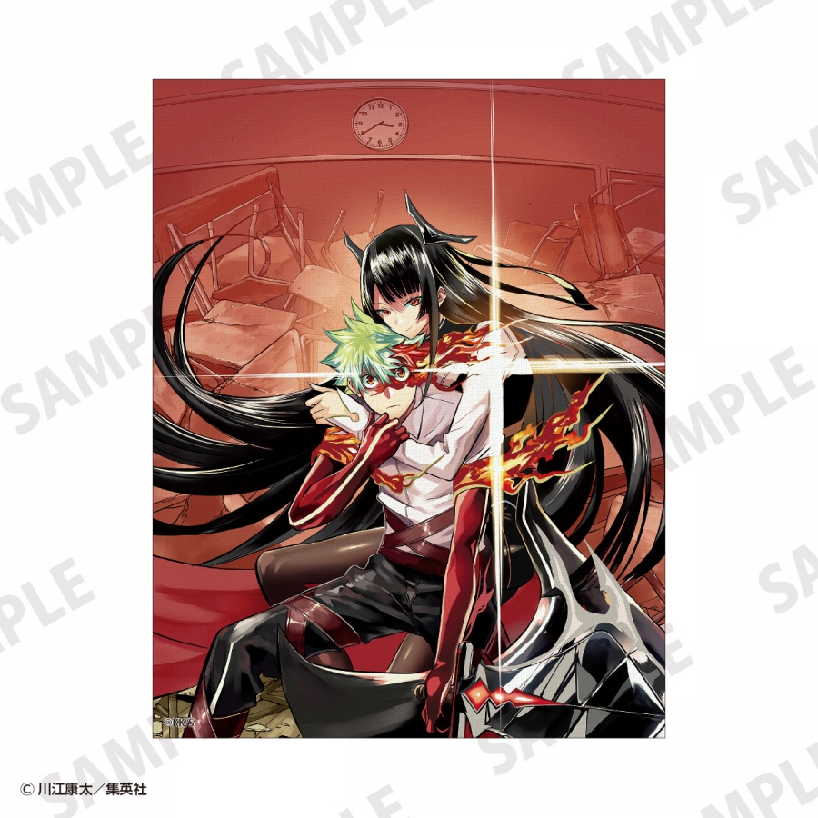 鵺の陰陽師　キャンバスボード　単行本１巻表紙イラスト