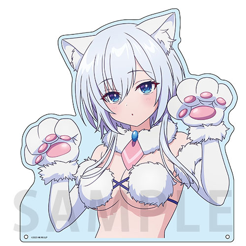 特大ダイカットアクリルボード　姫路　白雪　ケモミミ ver.