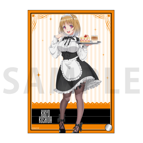 ミニアクリルアート　櫛田桔梗　メイド服 ver.