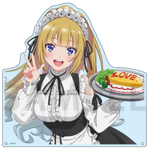 特大ダイカットアクリルボード　軽井沢恵　メイド服 ver.