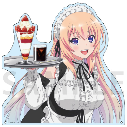 特大ダイカットアクリルボード　一之瀬帆波　メイド服 ver.