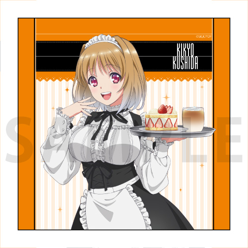 マイクロファイバータオル　櫛田桔梗　メイド服 ver.