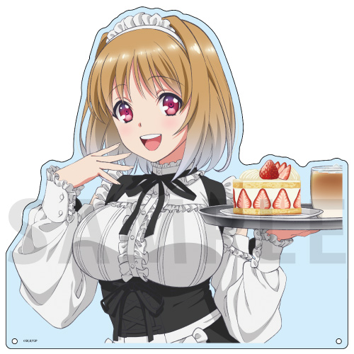 特大ダイカットアクリルボード　櫛田桔梗　メイド服 ver.
