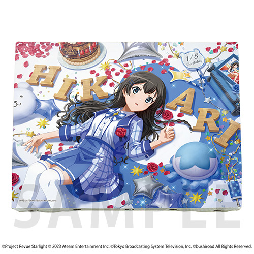 キャンバスアート「少女☆歌劇 レヴュースタァライト -Re LIVE-」06/キラめきBirthday ver. 神楽ひかり(公式イラスト)