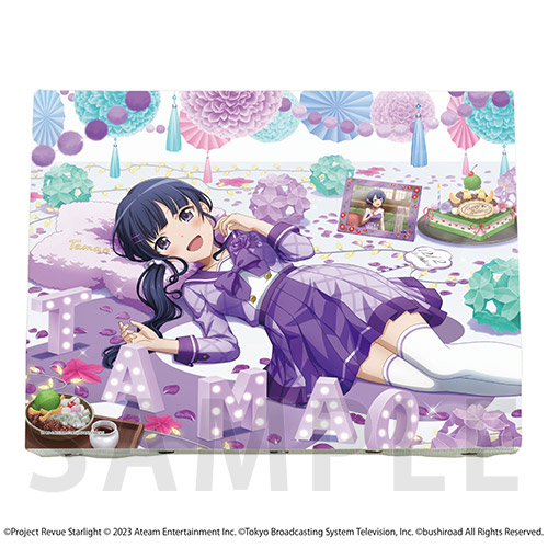 キャンバスアート「少女☆歌劇 レヴュースタァライト -Re LIVE-」14/キラめきBirthday ver. 巴珠緒(公式イラスト)